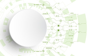 Vector abstract technology concept.