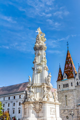 Fototapeta premium Matthiaskirche in Budapest auf dem Schlossberg im Burgviertel von Buda