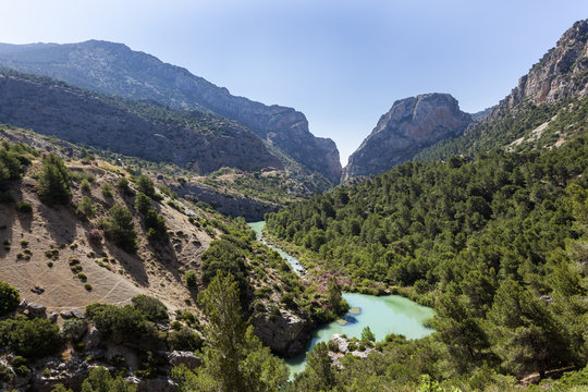 Valley El Chorro, Malaga, Spain