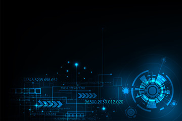 Vector abstract background technology innovation of the future.