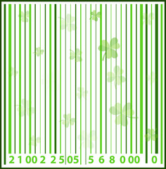 Patrick�s Day Barcode Background