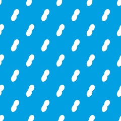 Peanut pattern seamless blue
