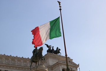 Monumento in piazza di spagna Roma Italia