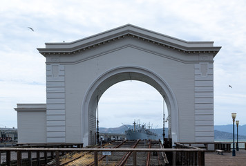 USA, San Francisco June 2017: The Old Wharf