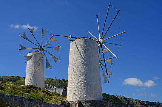 Windmühle Auf Kreta