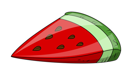 Watermelon Slice Vector