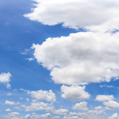 Clouds with blue sky background.