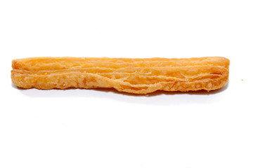 corn cheese stick isolated on white background