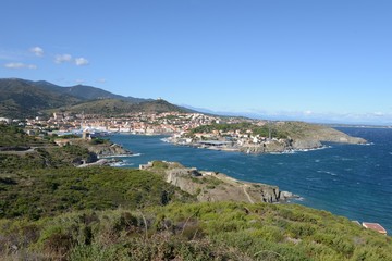 Fototapeta na wymiar Vue générale de Port-Vendres
