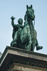 Obraz premium Sculptures in Vienna center, Austria