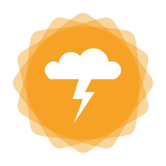 App Icon gelb - Gewitterwolke