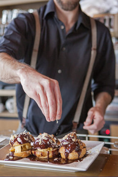 profiteroles au chocolat - dessert