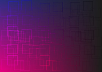 Abstract Vector Purple Gradient With Squares Background