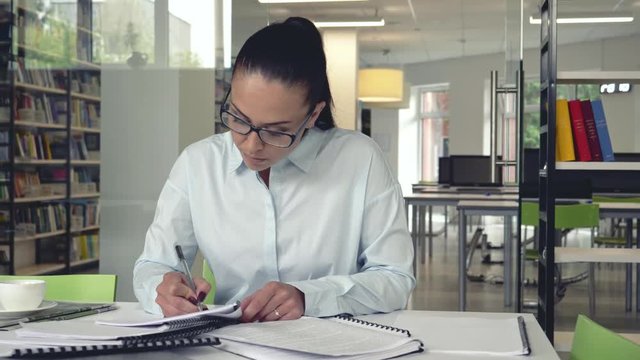Young businesswoman in the office