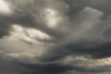Dark clouds - big storm