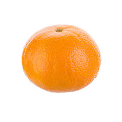 fresh orange fruit isolated on white background