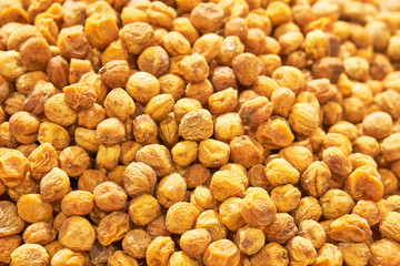 Background of the dried fruit in the store.