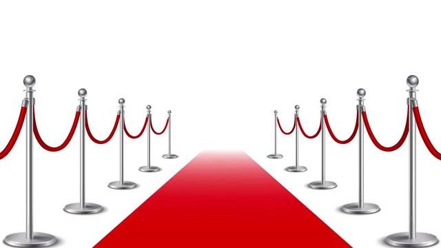Red carpet ceremonial vip event moving forward available in 4k UHD FullHD and HD 3d loopable realistic video footage