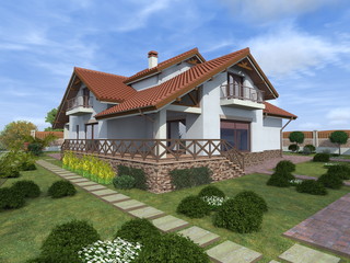 Коттедж , новый дом.