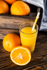 Fresh orange juice