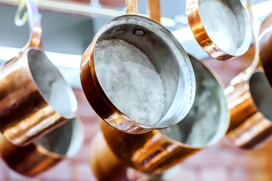 Pots Hanging In The Kitchen