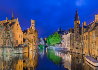 Naklejka premium Brugge cityscape - Belgium