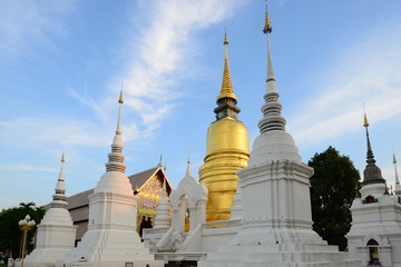 Naklejka premium Wat Suan Dok,Chiang Mai