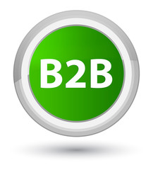 B2b prime green round button