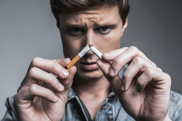 Heavy smoker ending up with nicotine