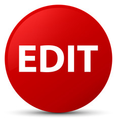 Edit red round button