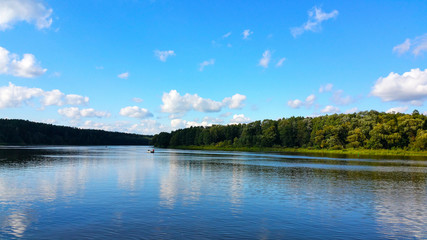 River from the slope