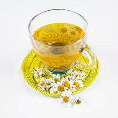 Cup of chamomile tea