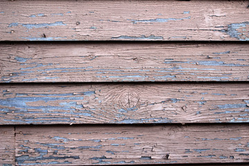 wood background with peeling paint