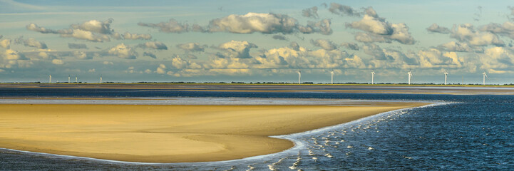 Sandbank im Wattenmeer