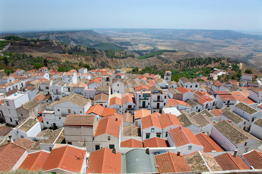 Panoramica di Pisticci 