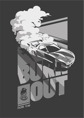 Burnout car, Japanese drift sport, Street racing