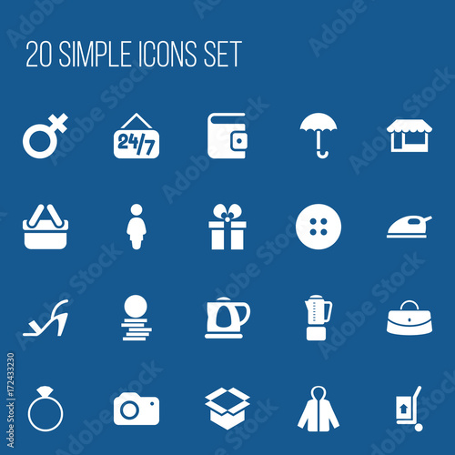 Download "Set Of 20 Editable Business Icons. Includes Symbols Such ...