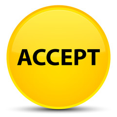 Accept special yellow round button