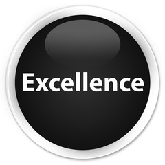 Excellence premium black round button
