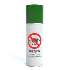 3d illustration of bug spray