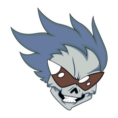 Fashionable Skull Face