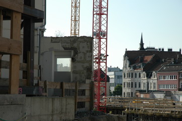 Stadt im Umbruch. Baustelle bringt Bewegung