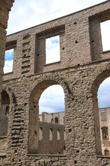 Borgholm Castle wall