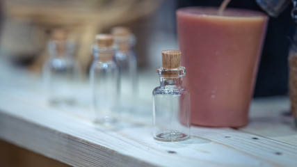 Glass Jar With Wooden Lid
