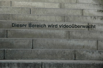 Dieser Bereich wird video&uuml;berwacht.
