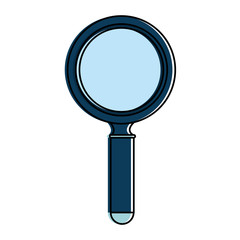 magnifying glass isolated icon