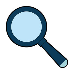 magnifying glass isolated icon