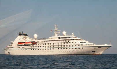 Fototapeta na wymiar Luxury Cruise Boat
