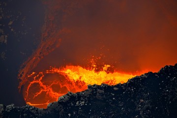 Masaya volcano active lava lake Nicaragua