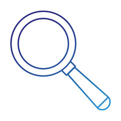 magnifying glass isolated icon